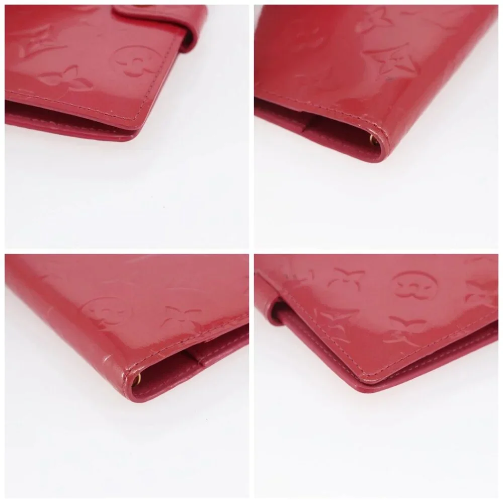 LOUIS VUITTON Vernis Agenda PM Day Planner Cover Fran Boise R2101F Auth BA7214V
